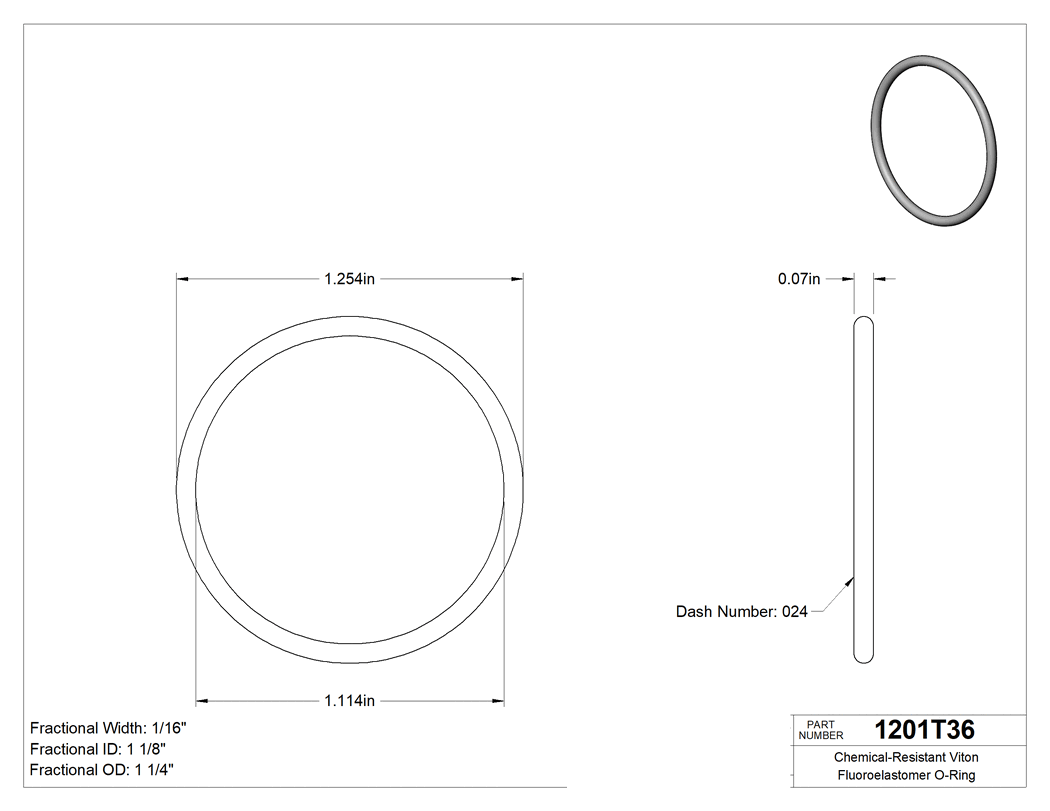 Technical drawing - 1201T36